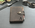 Leather travelers notebook passport holder