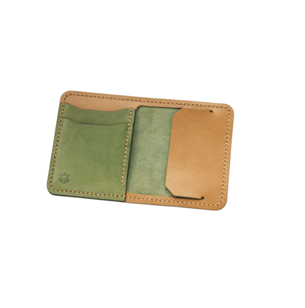 DIY Minimalist leather card holder wallet digital template pattern