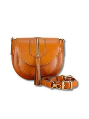 Rebe Mara Saddle Shoulder Bag leather pattern