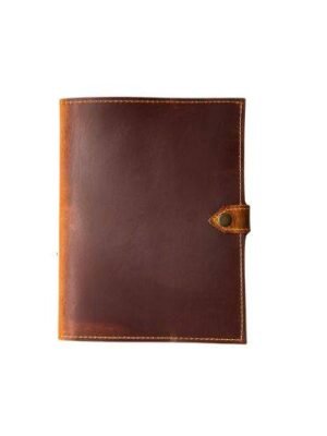 Leather journal notebook refillable antique a5 notebook cover