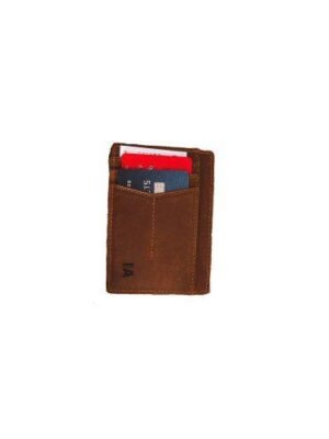 Ultra thin card holder leather slim wallet